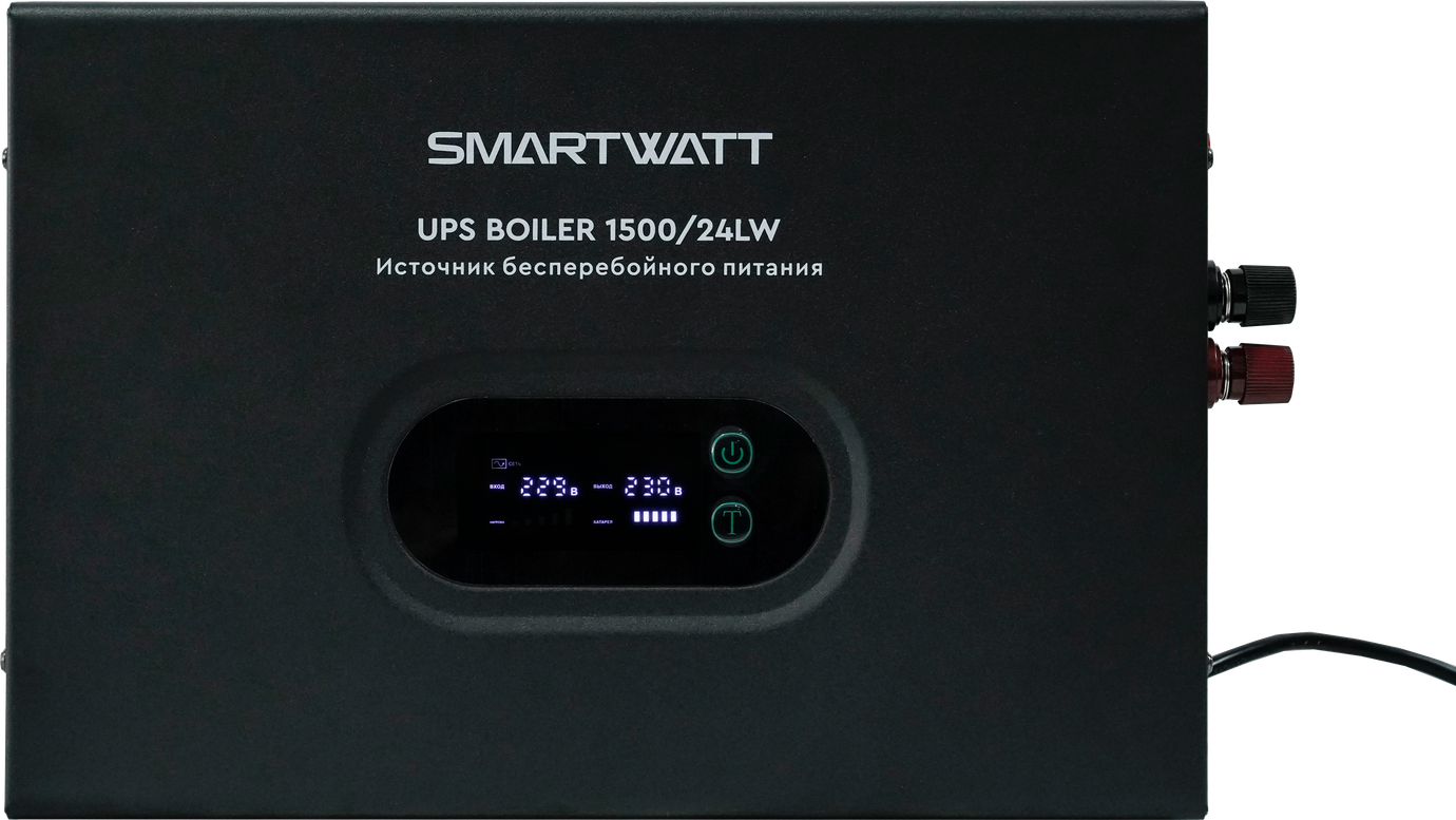Комплект для котла Энергон SMARTWATT UPS BOILER 1500/24LW с двумя АКБ GEL 100 Ач