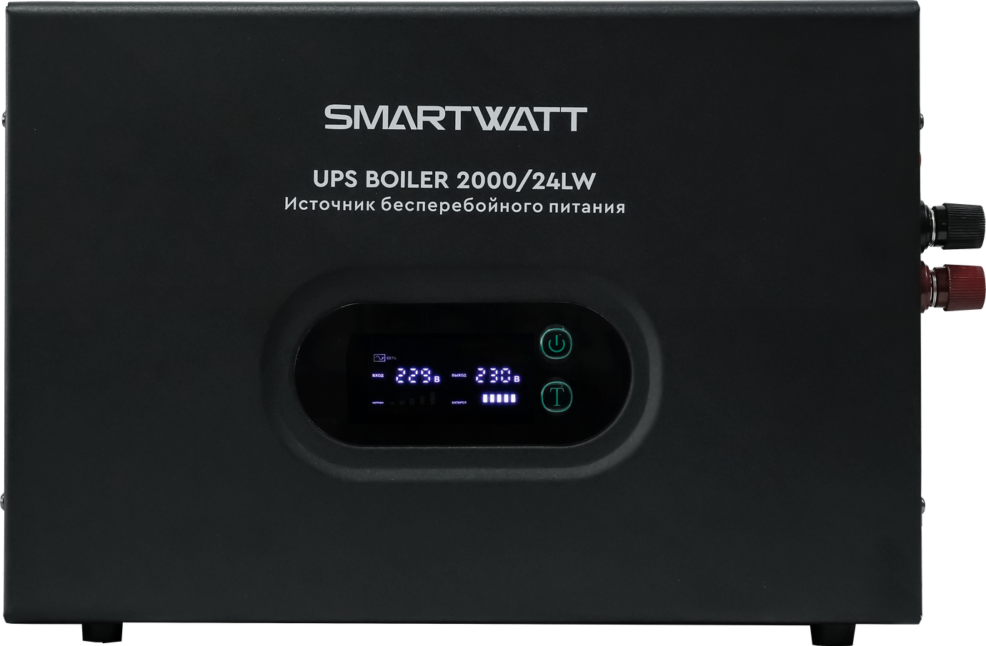 Комплект для котла Энергон SMARTWATT UPS BOILER 2000/24LW с двумя АКБ GEL 100 Ач