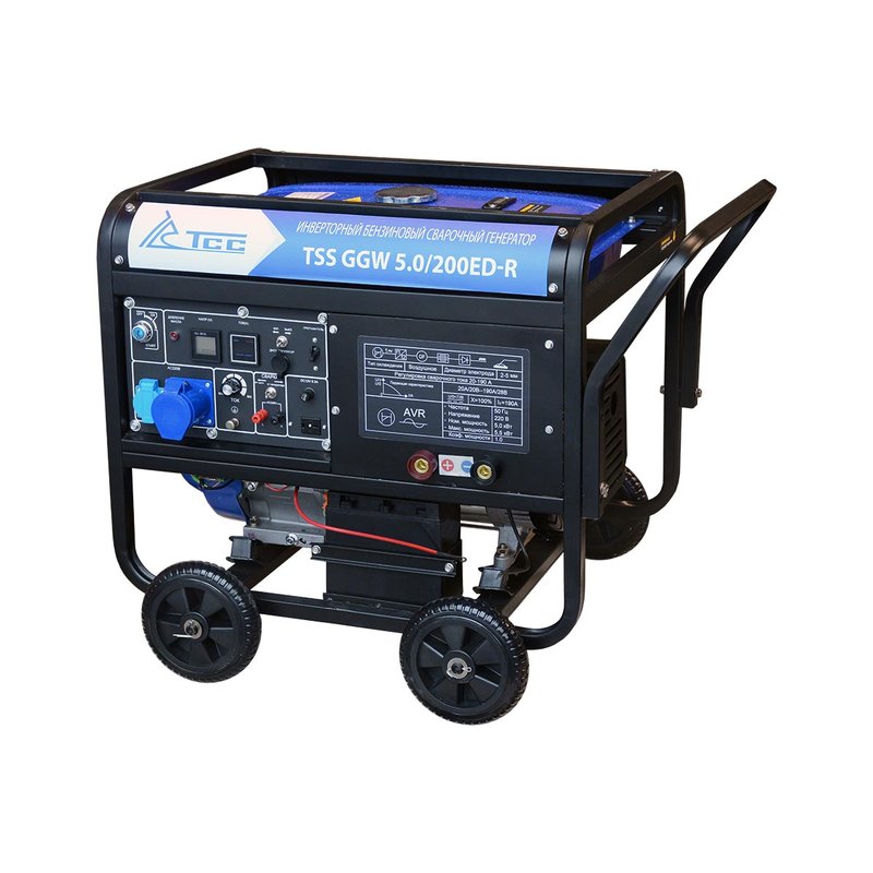 Сварочный генератор TSS GGW 5.0/200ED-R, 5 кВт, ток 20-190 А