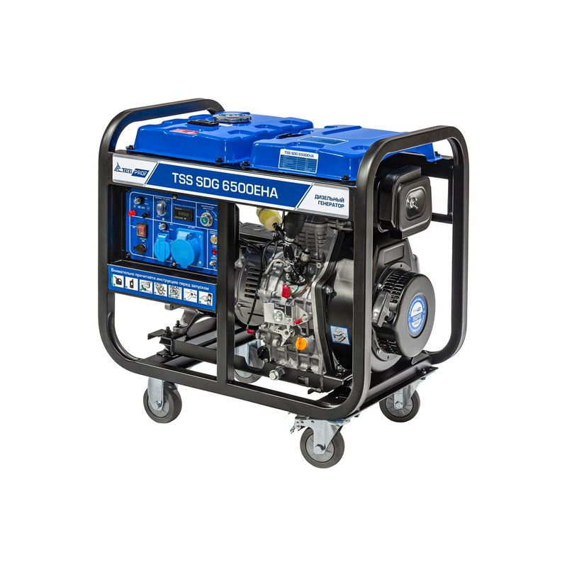 Дизельный генератор TSS SDG 6500EHA, 6 кВт, 230 В