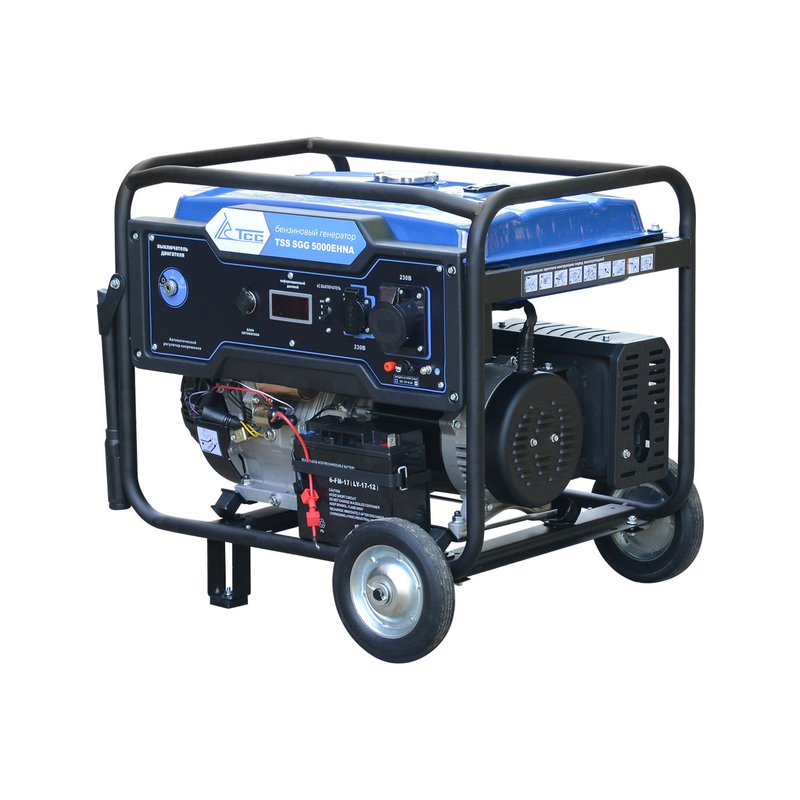 Бензиновый генератор TSS SGG 5000EHNA Duplex, 5 кВт, 230 В