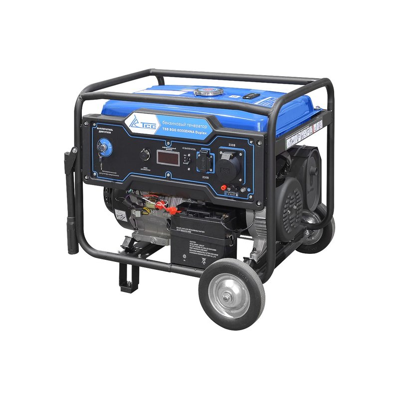 Бензиновый генератор TSS SGG 6000EHNA Duplex, 6 кВт, 230 В