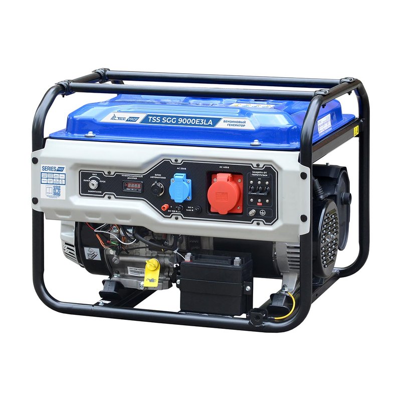 Бензиновый генератор TSS SGG 9000E3LA, 8 кВт, 400/230 В
