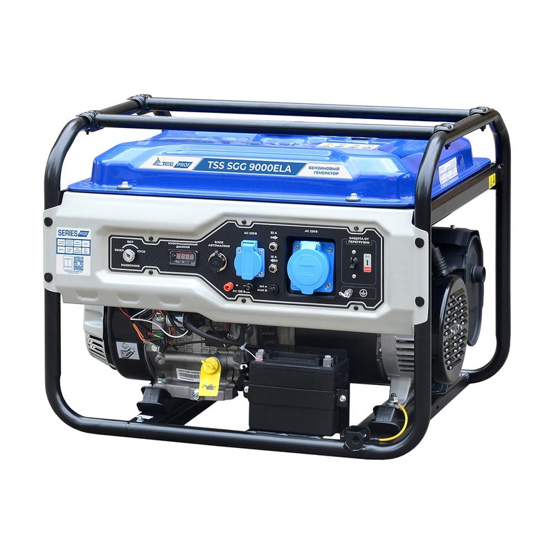 Бензиновый генератор TSS SGG 9000ELA, 8 кВт, 230 В